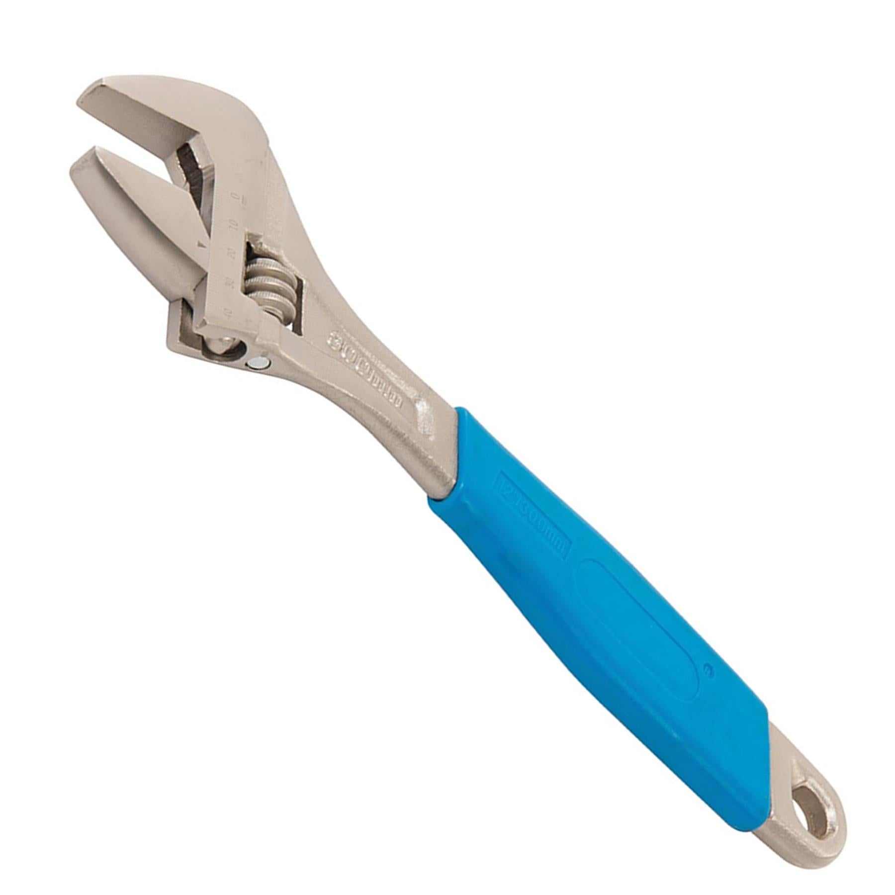 Adjustable Wrench 300mm Length - Jaw 32mm Corrosion-Resistant Satin Finish