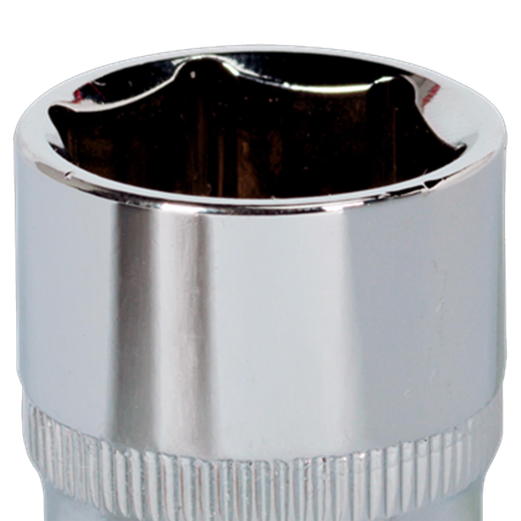 Sealey WallDrive Socket 19mm 3/8"Sq Drive Fully Polished