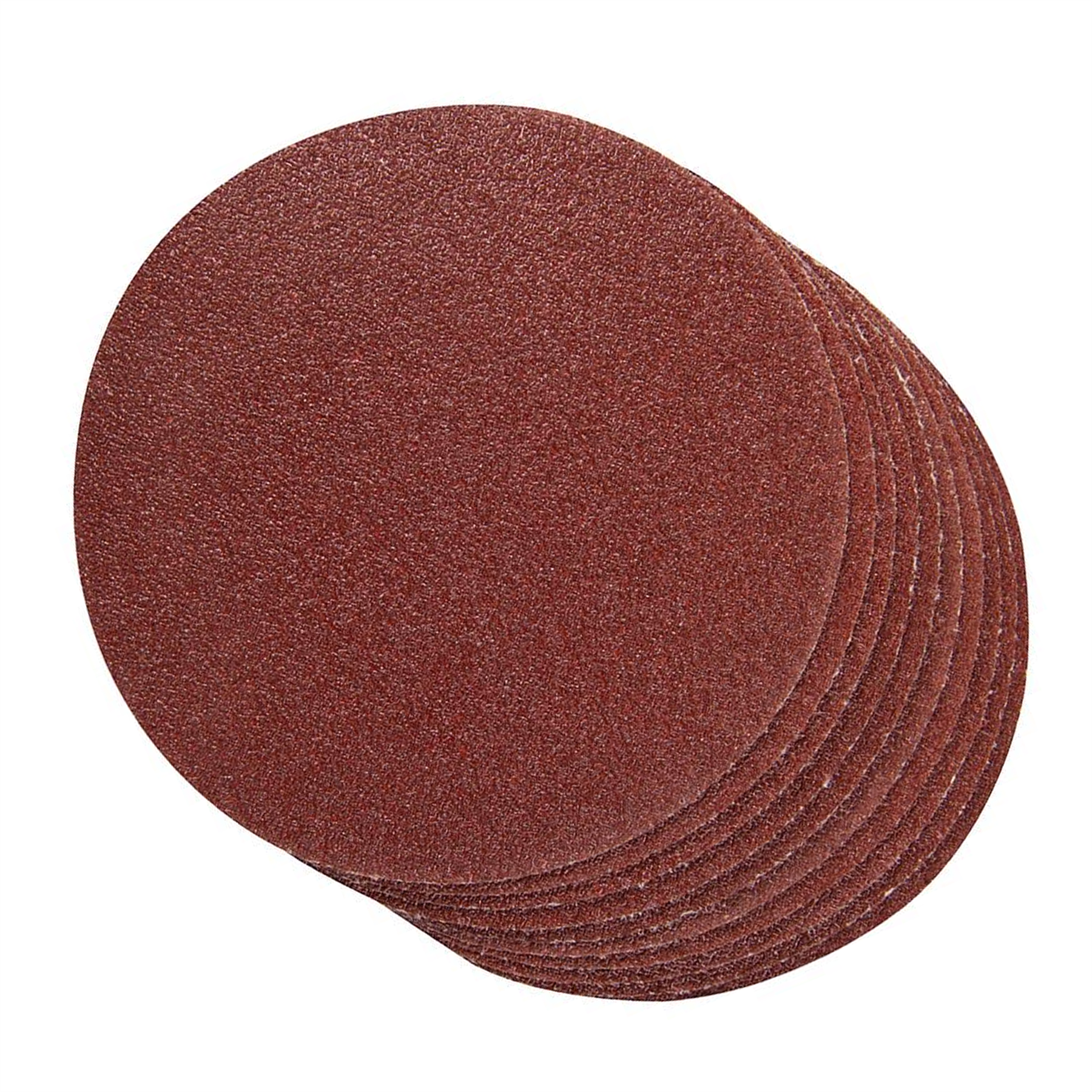 Hook & Loop Sanding Disc 125mm 10Pk - 4 X 60G, 2 X 80G, 2 X 120G & 2 X 240 Grit