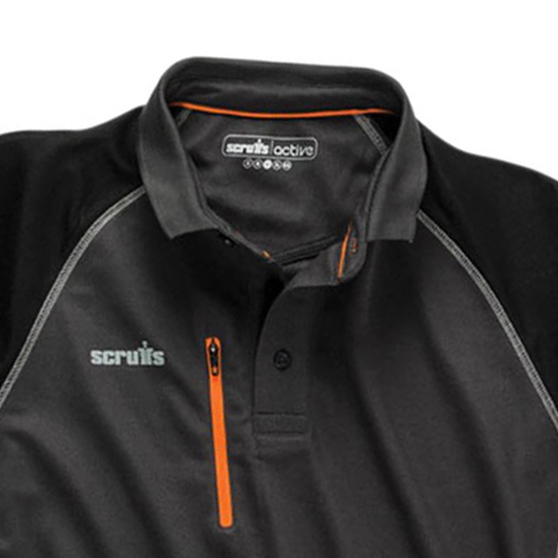 Scruffs Trade Active Polo Shirt Graphite (Size: XXL) Men's Work T-Shirt