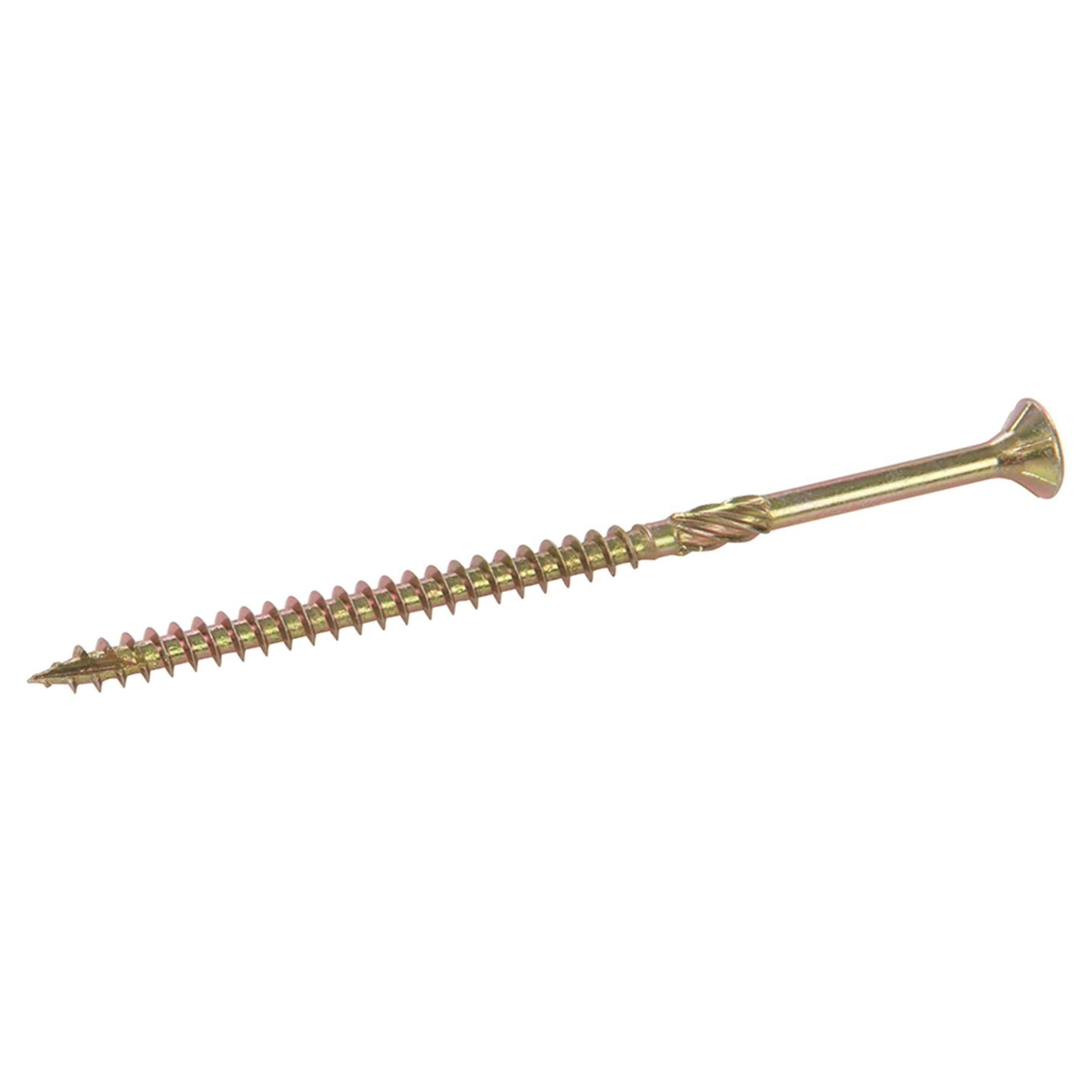 5x100mm Goldstar Advanced Screws Self Drilling Hard Soft Wood Chipboard Countersink 100PK