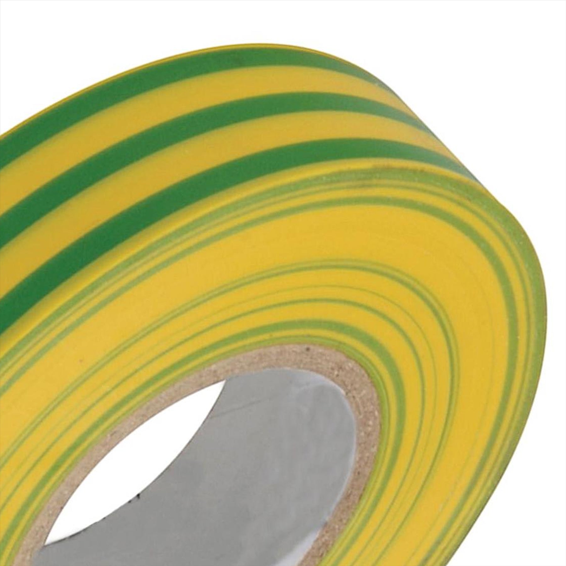 19mm x 22mm Electrical Pvc Insulating Tape Flame Retardant Rolls Yellow/Green 2 Rolls