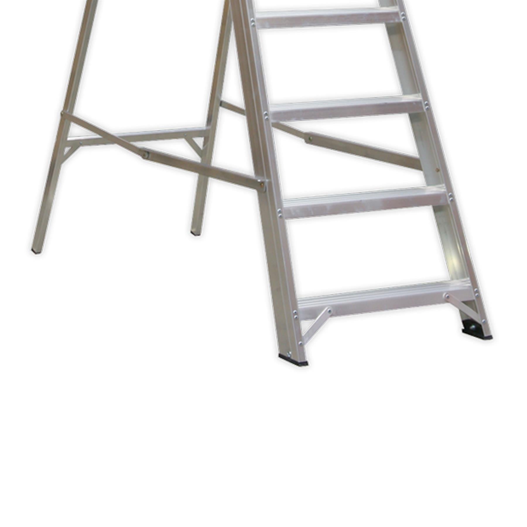 Sealey Aluminium Step Ladder 8-Tread Industrial BS 2037/1