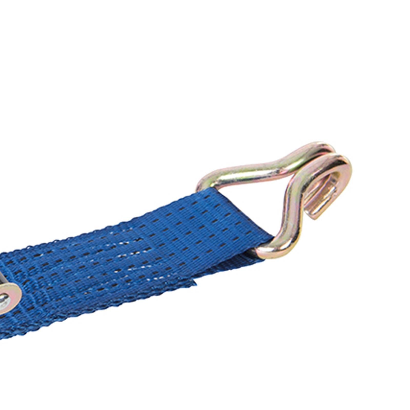 Ratchet Tie Down Strap J-Hook 8M X 50mm Rated 1700Kg Capacity 4750Kg