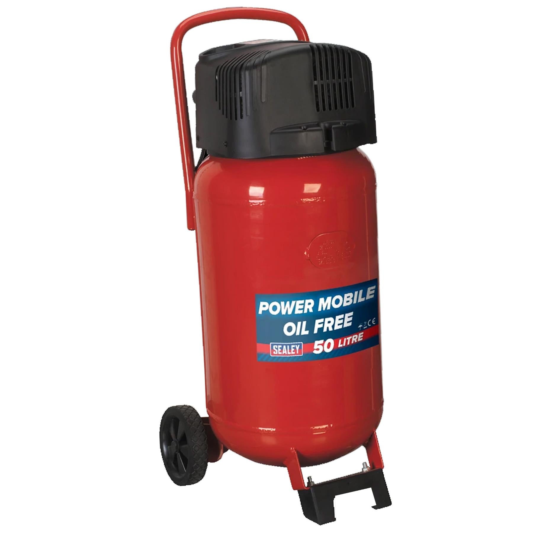 Sealey SAC05020 Compressor 50L Belt Drive 2hp Oil Free