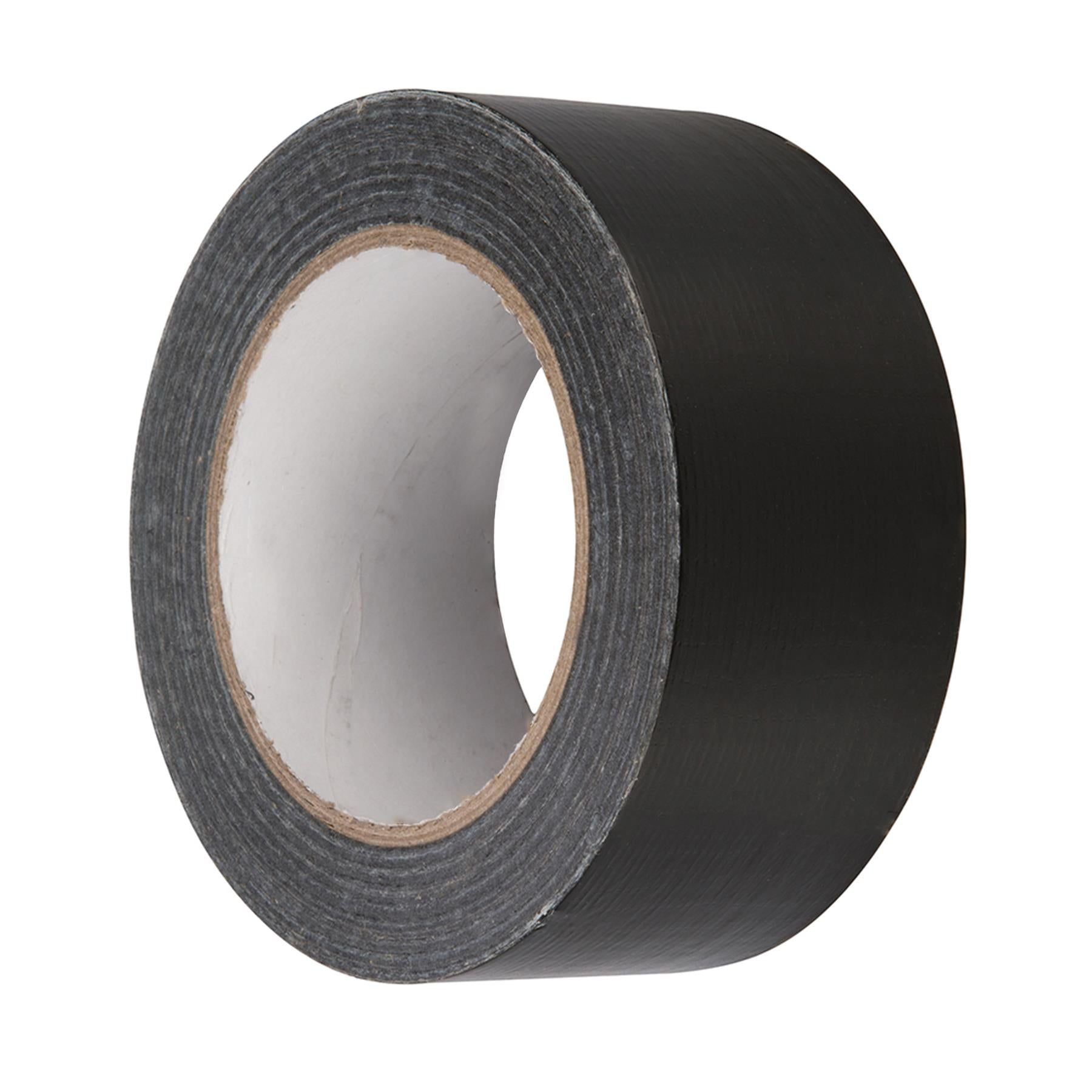 Duct Tape - 50mm X 50M Black Polyethylene-Coated With Hot-Melt Glue Adhesive