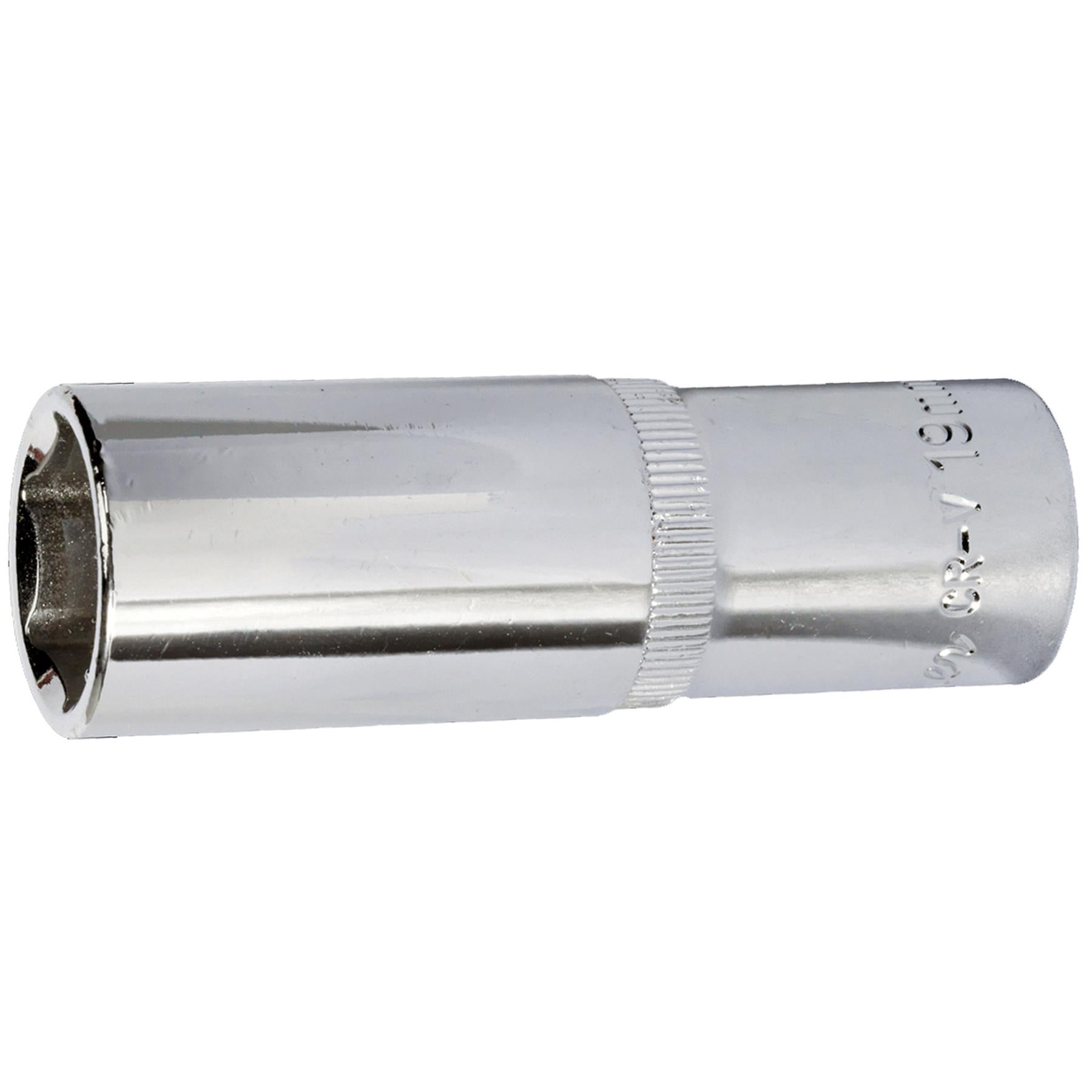 Sealey WallDrive Socket 19mm Deep 1/2"Sq Drive Fully Polished
