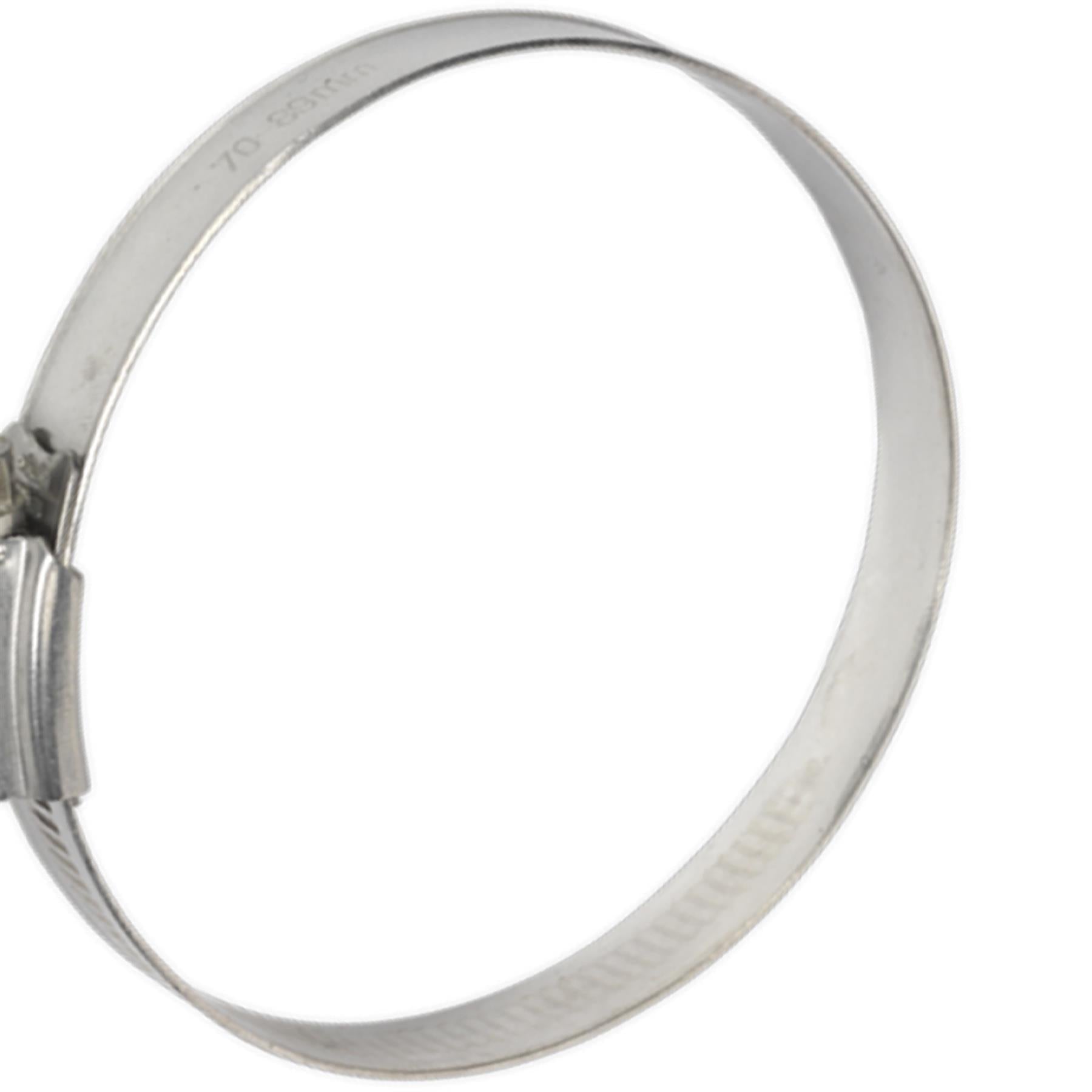 Sealey Hose Clip Stainless Steel 70-89mm Pack of 5