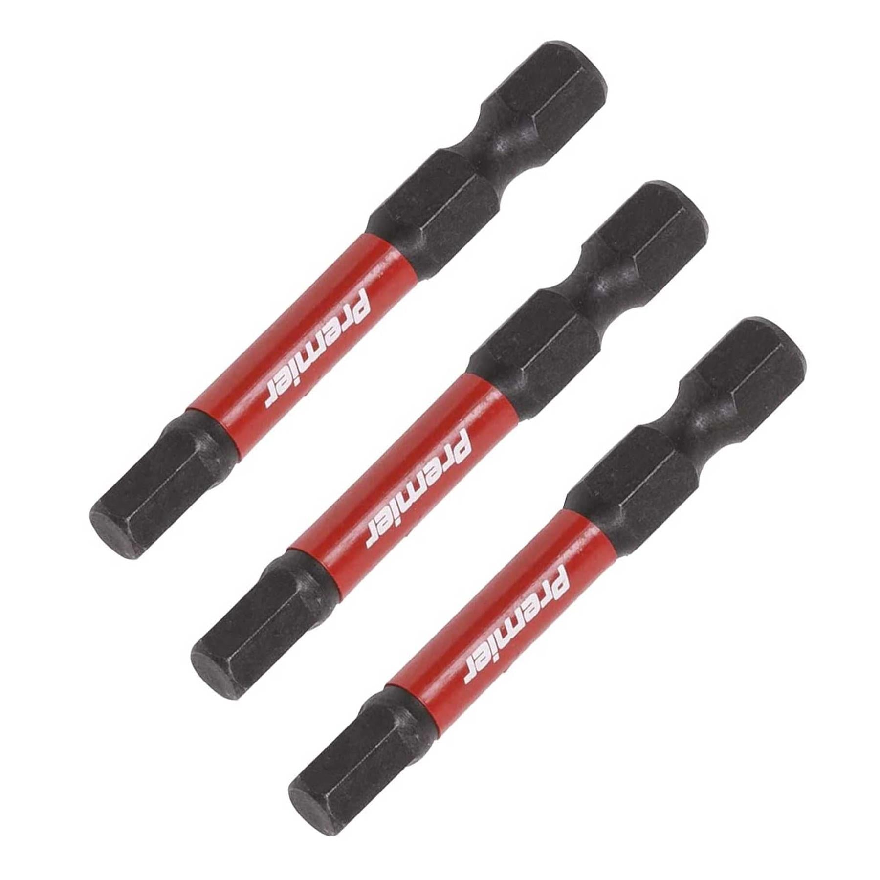 Hex 5mm Impact Power Tool Bits 50mm - 3pc
