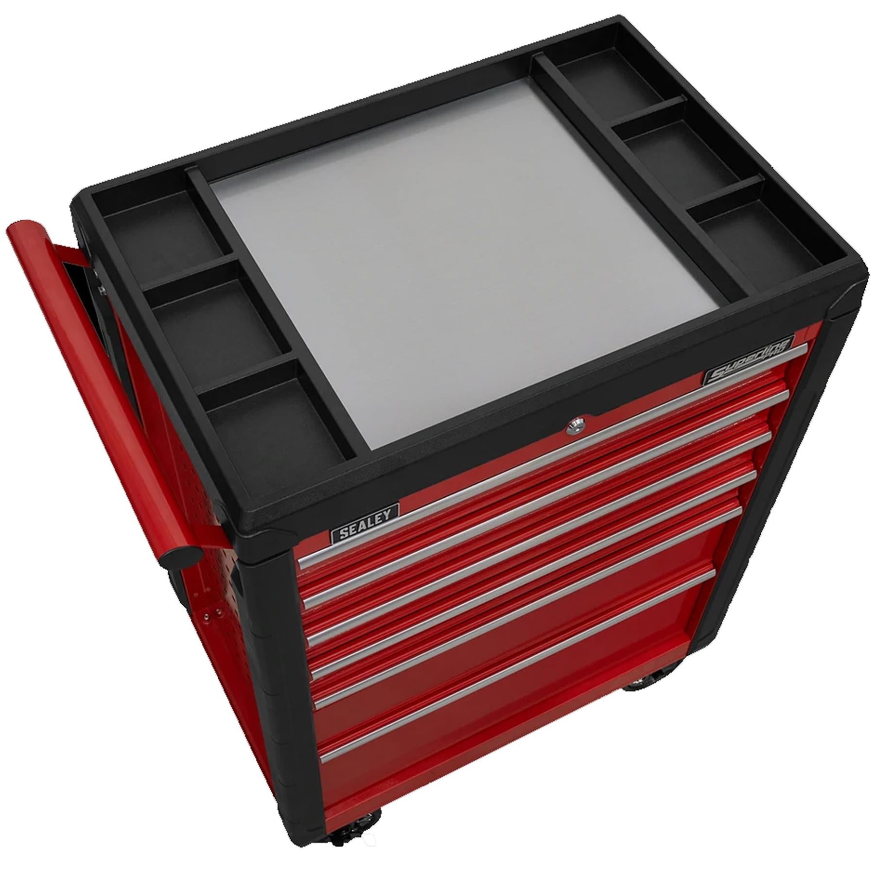 Sealey Rollcab 6 Drawer with Ball Bearing Slides Red AP3406
