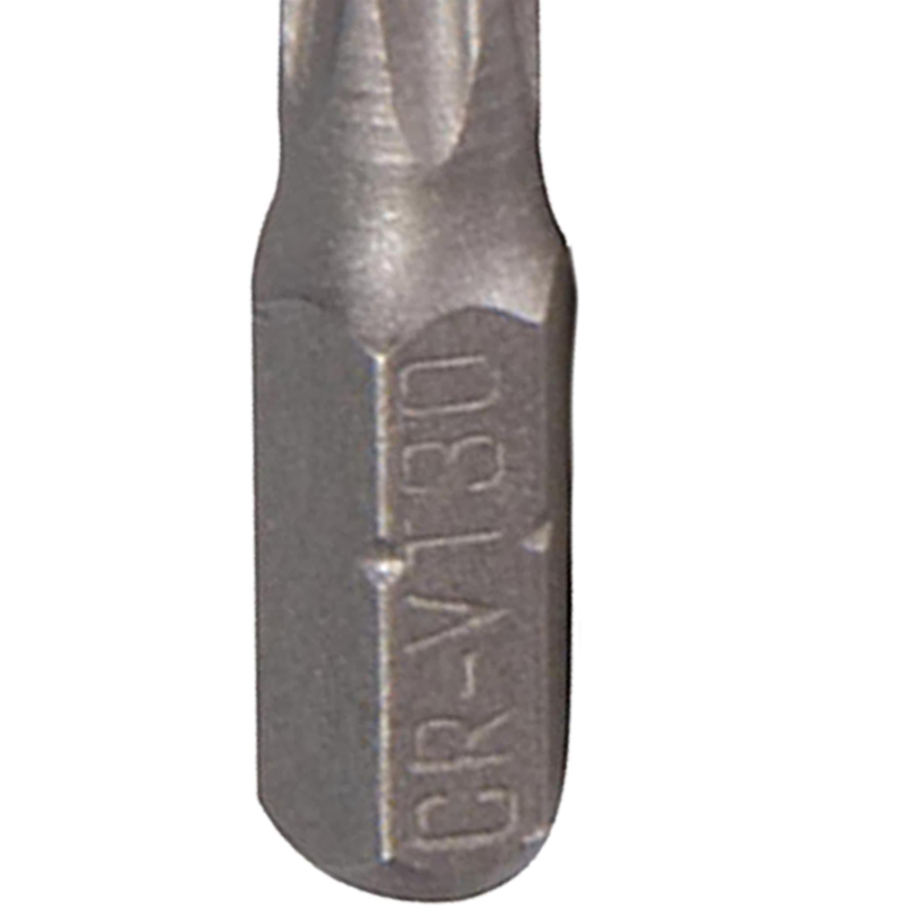 10Pk Torx CRV Screwdriver Bits T30 Chrome Vanadium 1/4" Hex Drive Drive DIY