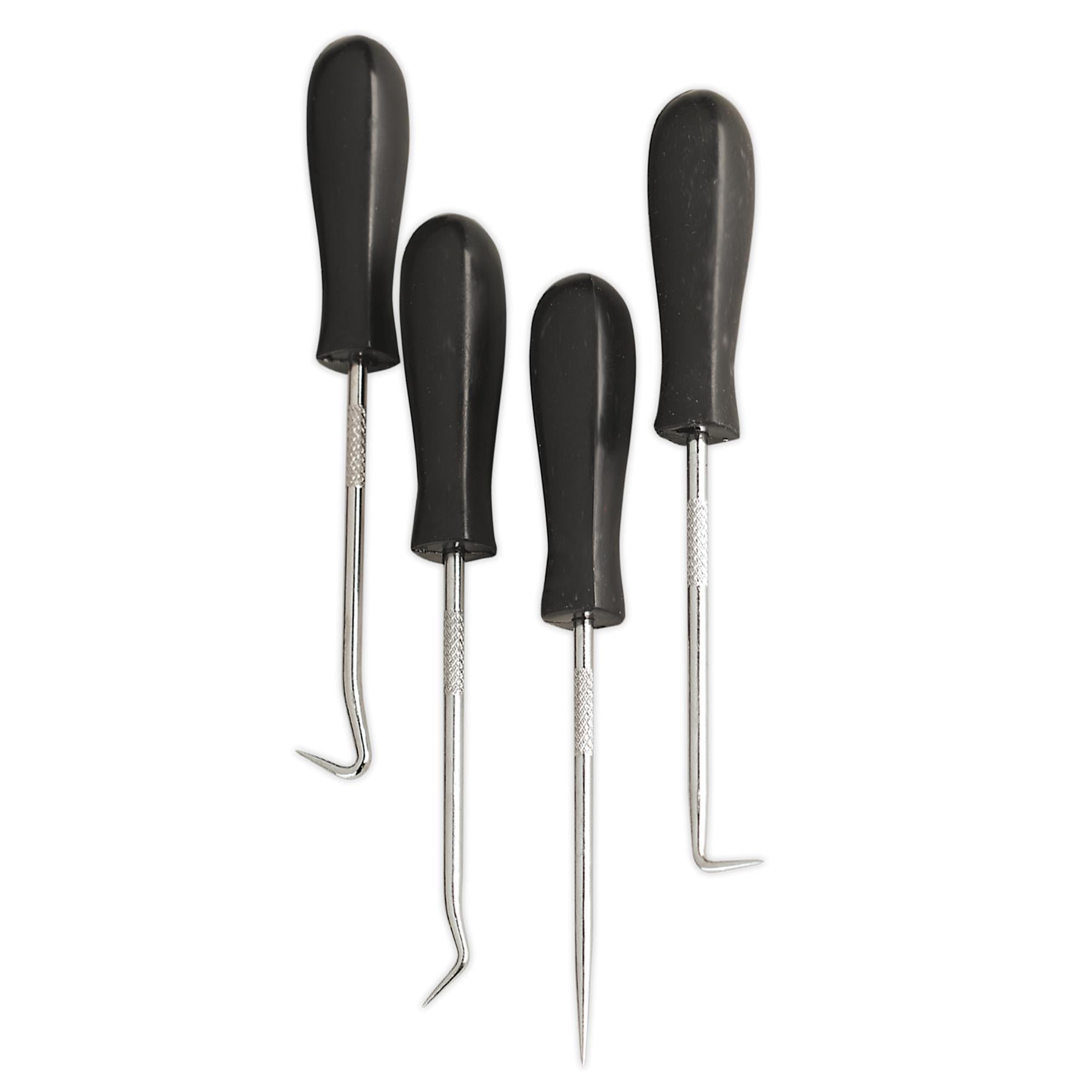 Sealey Mini Hook Set 4pc Classic styled handles.