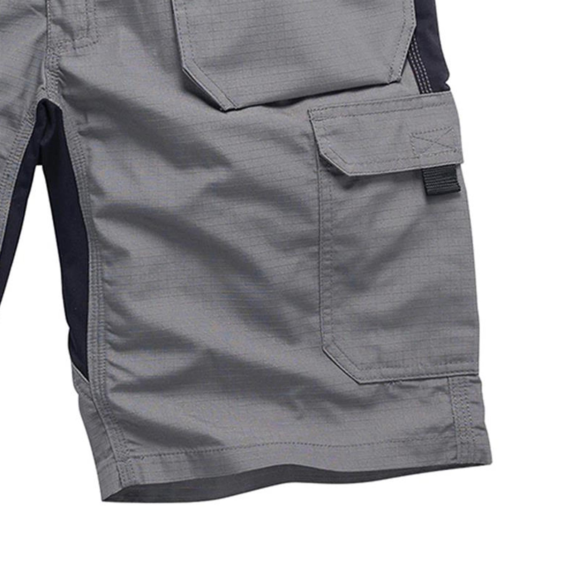 Scruffs Flex Holster Shorts Cargo Combat Pockets Hard Wearing Graphite 34 Waist