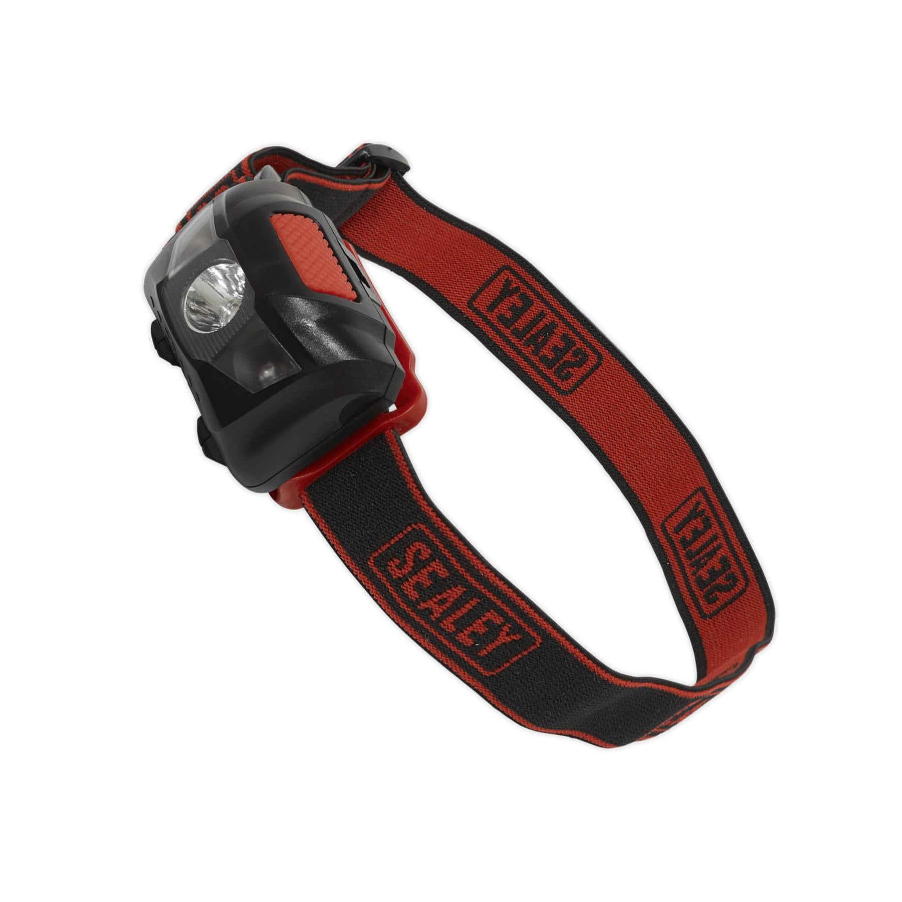 Sealey Head Torch 3W SMD & 2 Red LED 3 x AAA Cell