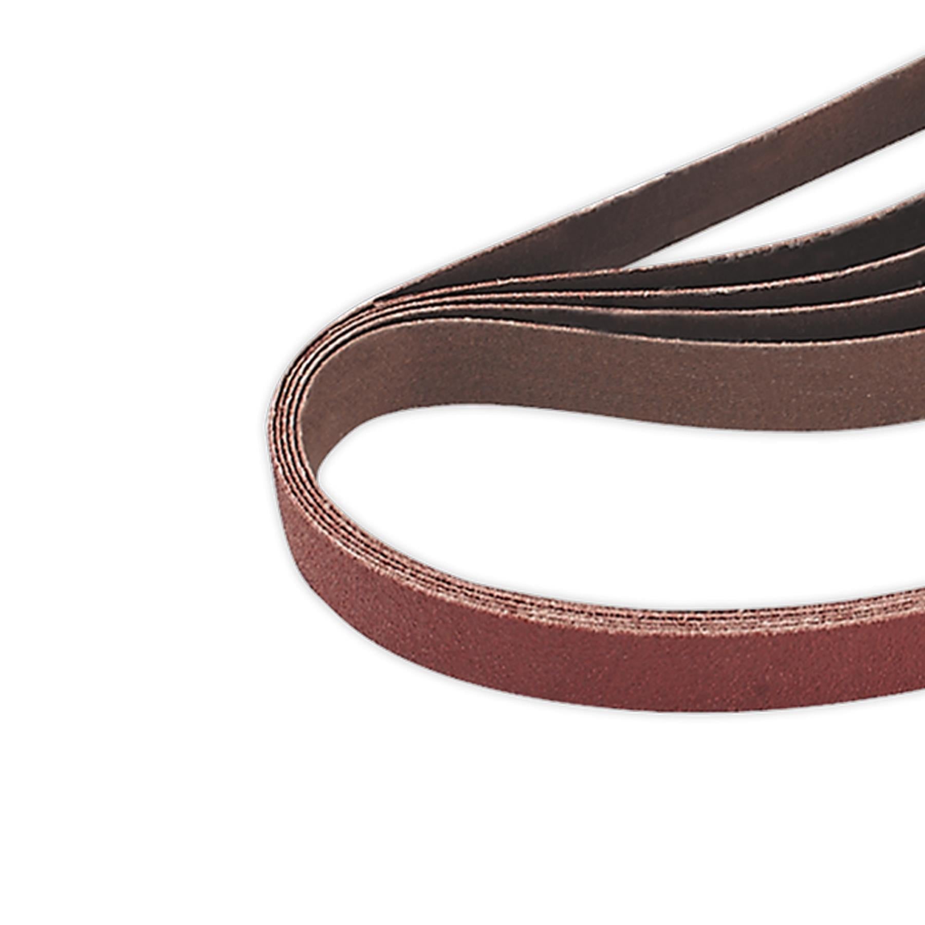 Sealey Sanding Belt 20 x 520mm 80Grit Pack of 5