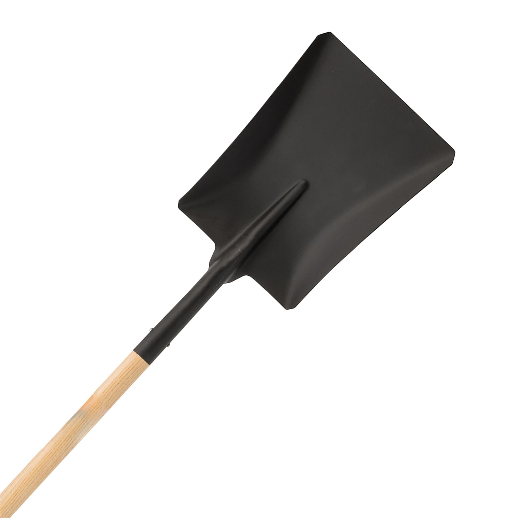 1100mm Square Mouth Shovel T Handle - Hardwood Shaft