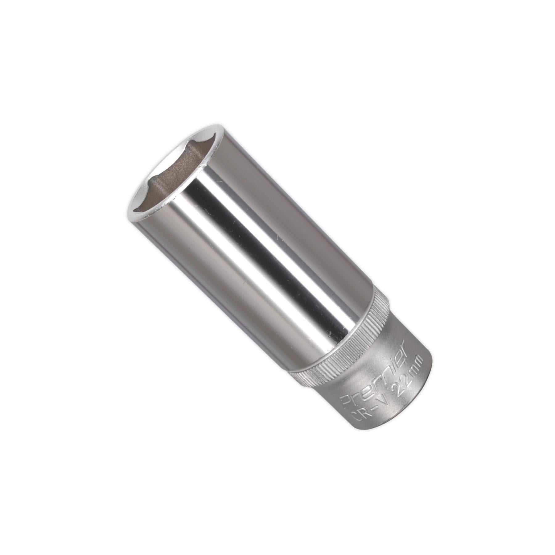 Sealey WallDrive Socket 22mm Deep 1/2"Sq Drive