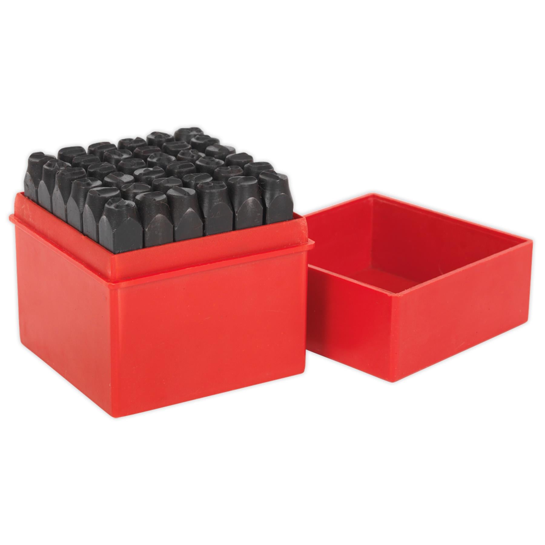 Sealey 36pc 8mm Letter & Number Punch Set