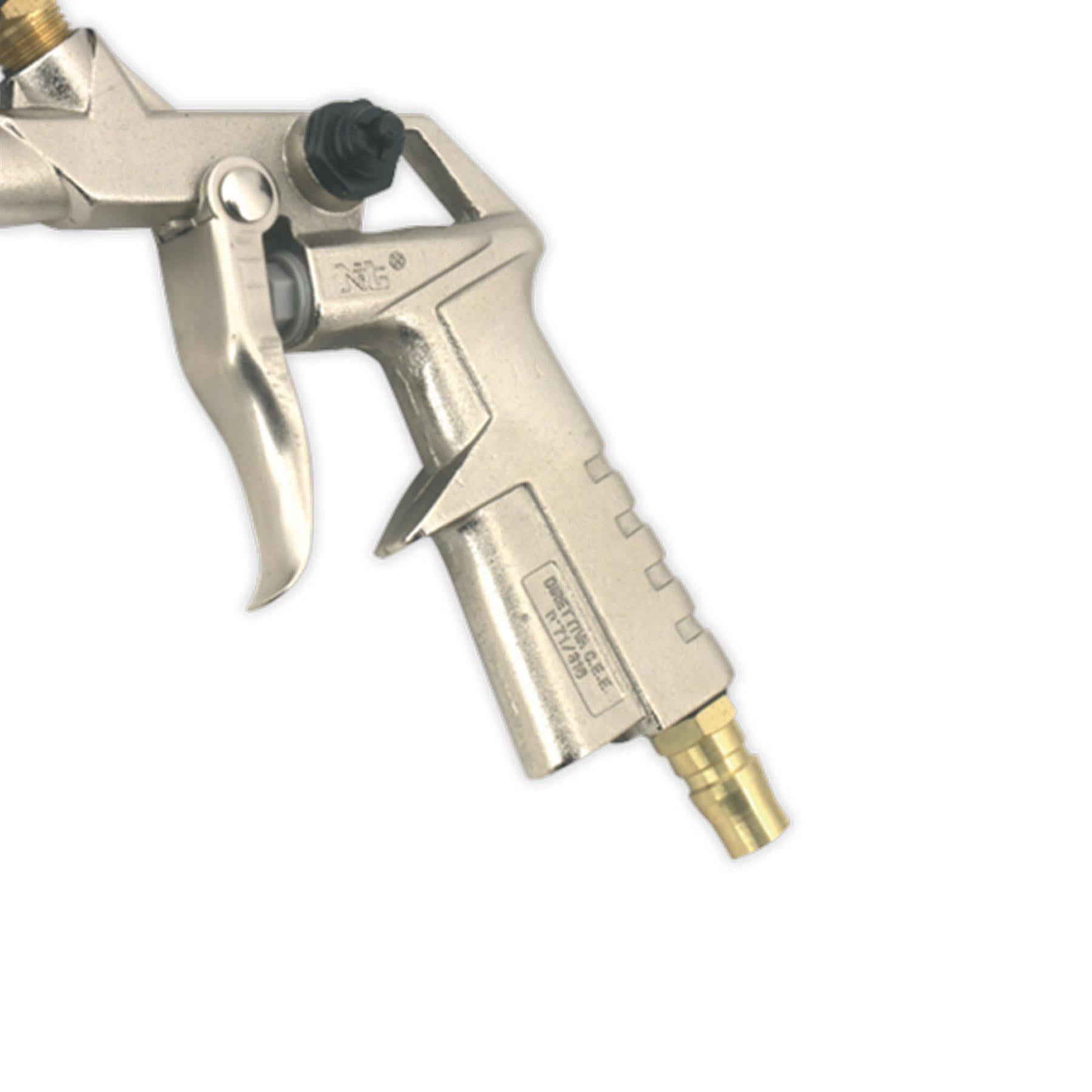 Sealey Tyre Inflator with Clip-On Connector