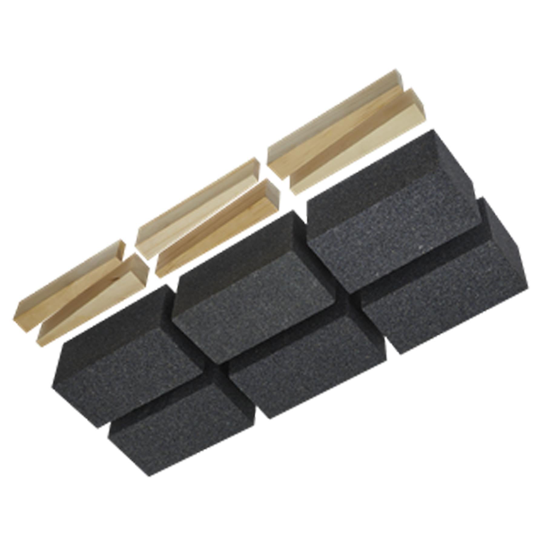 Sealey Floor Grinding Block 50 x 50 x 100mm 12Grit - Pack of 6