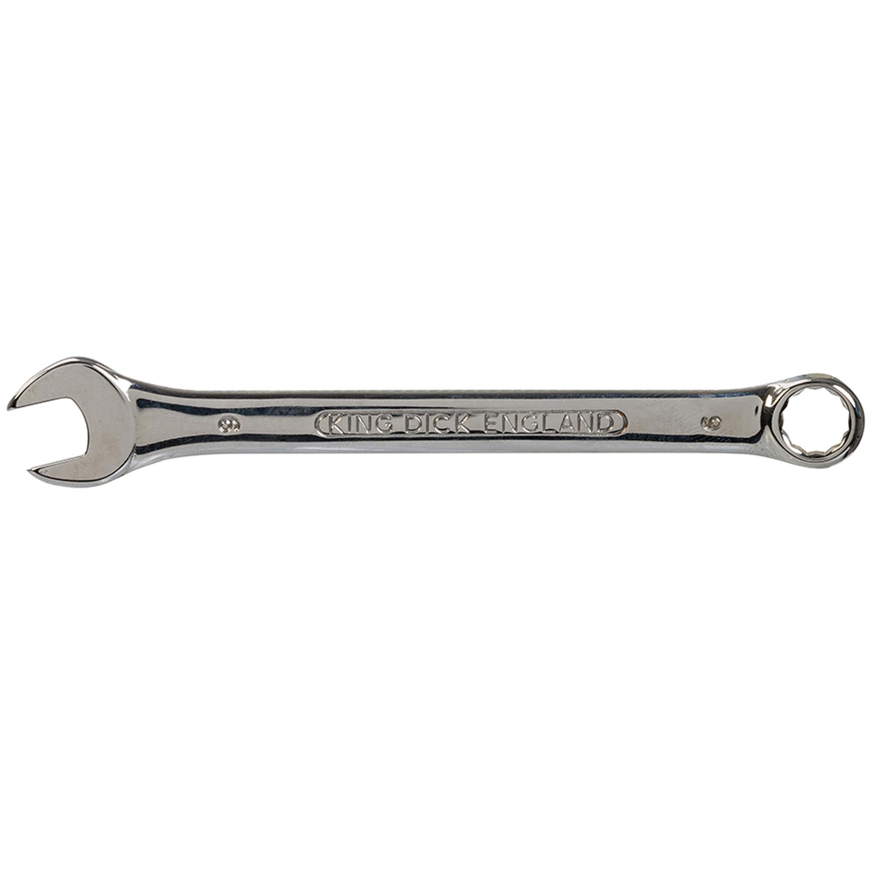 King Dick metric 9 MM polished chrome combination spanner wrenches spanners