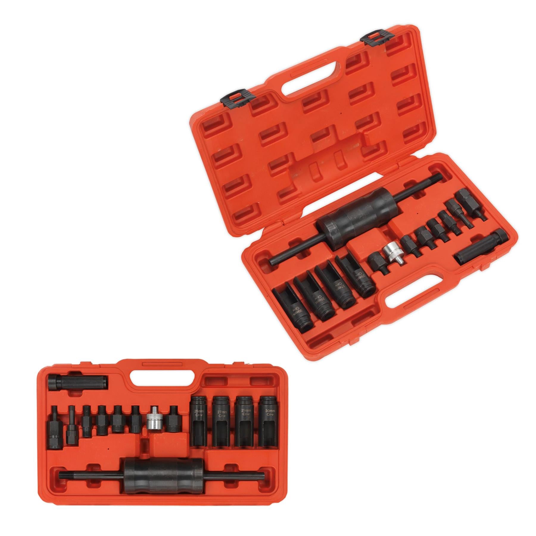 Sealey Diesel Injector Puller Set 14pc Fast & Safe Removal Storage Case