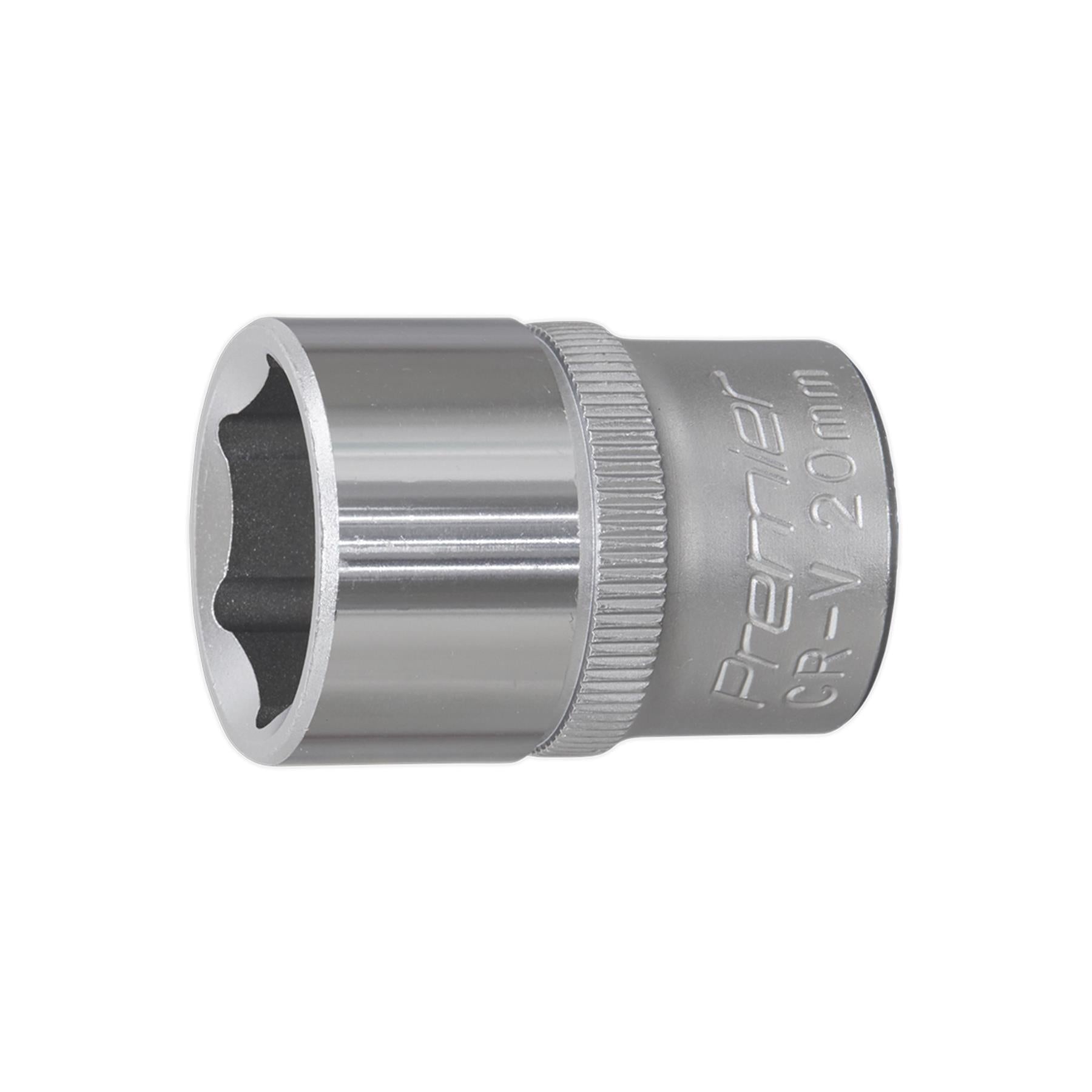 Sealey WallDrive Socket 20mm 1/2"Sq Drive