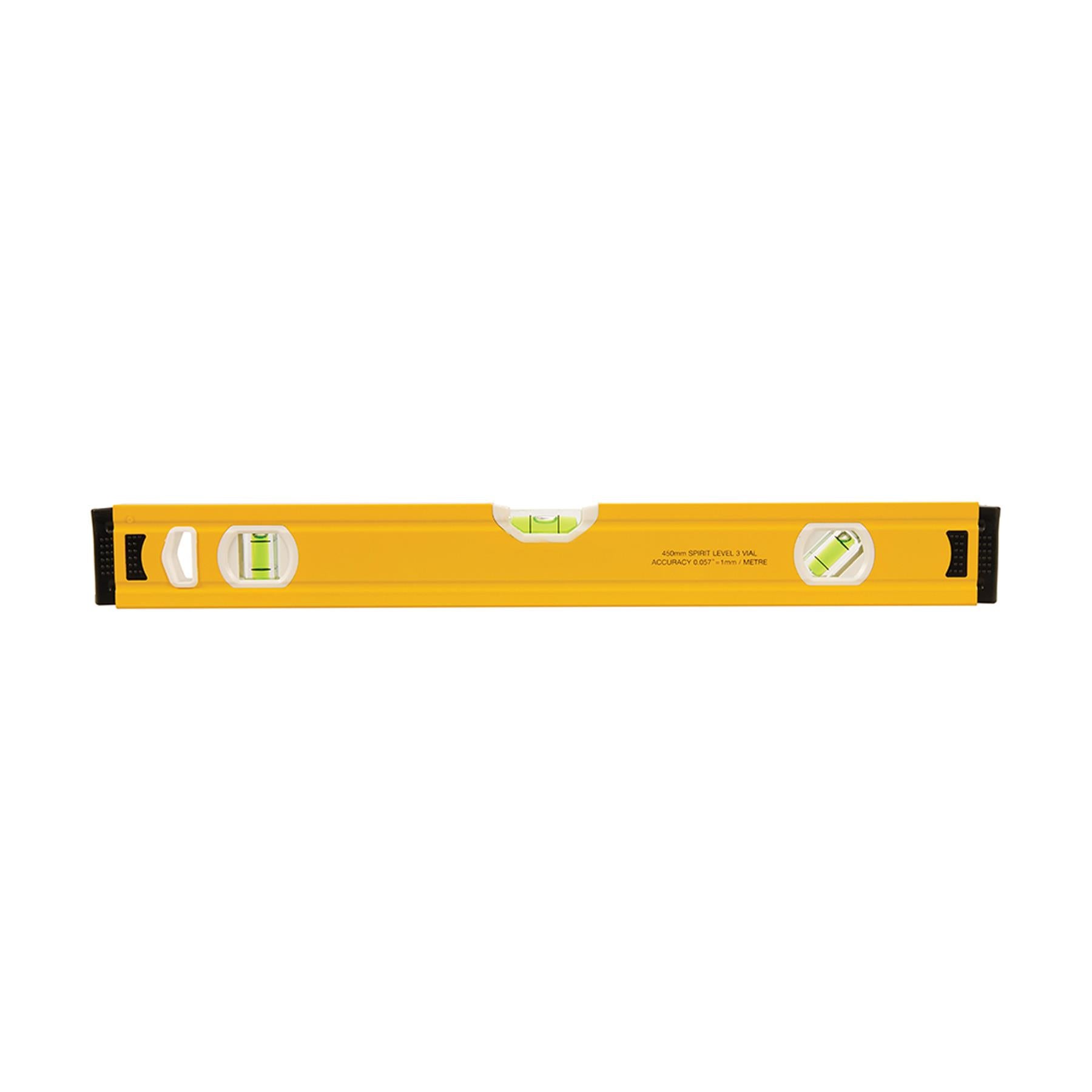 Spirit Level 450mm Measure Angles DIY ribbed sides for strength and accuracy