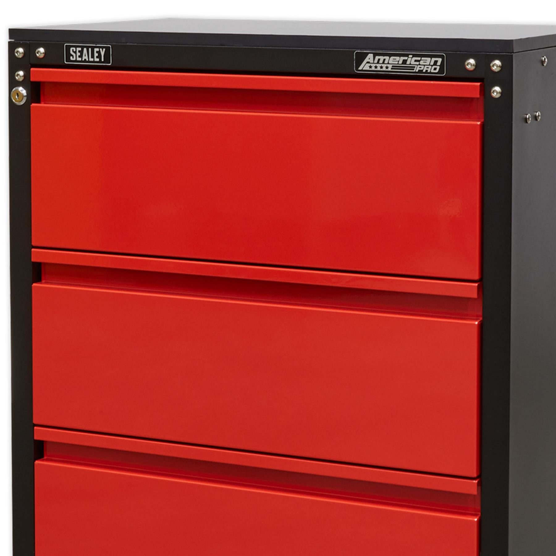 Sealey Modular 4 Drawer Cabinet with Worktop 665mm