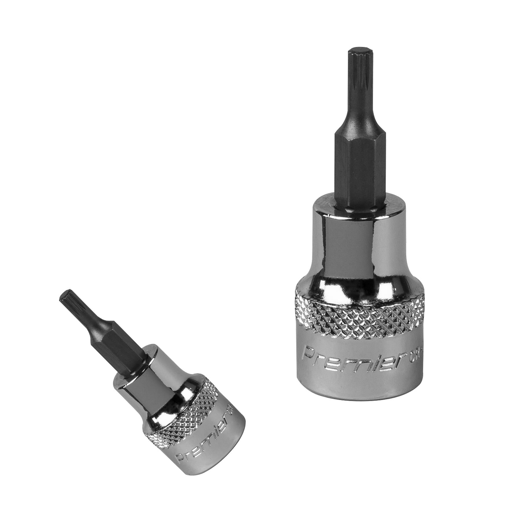 Sealey Spline Socket Bit M4 3/8"Sq Drive Chrome Vanadium Steel