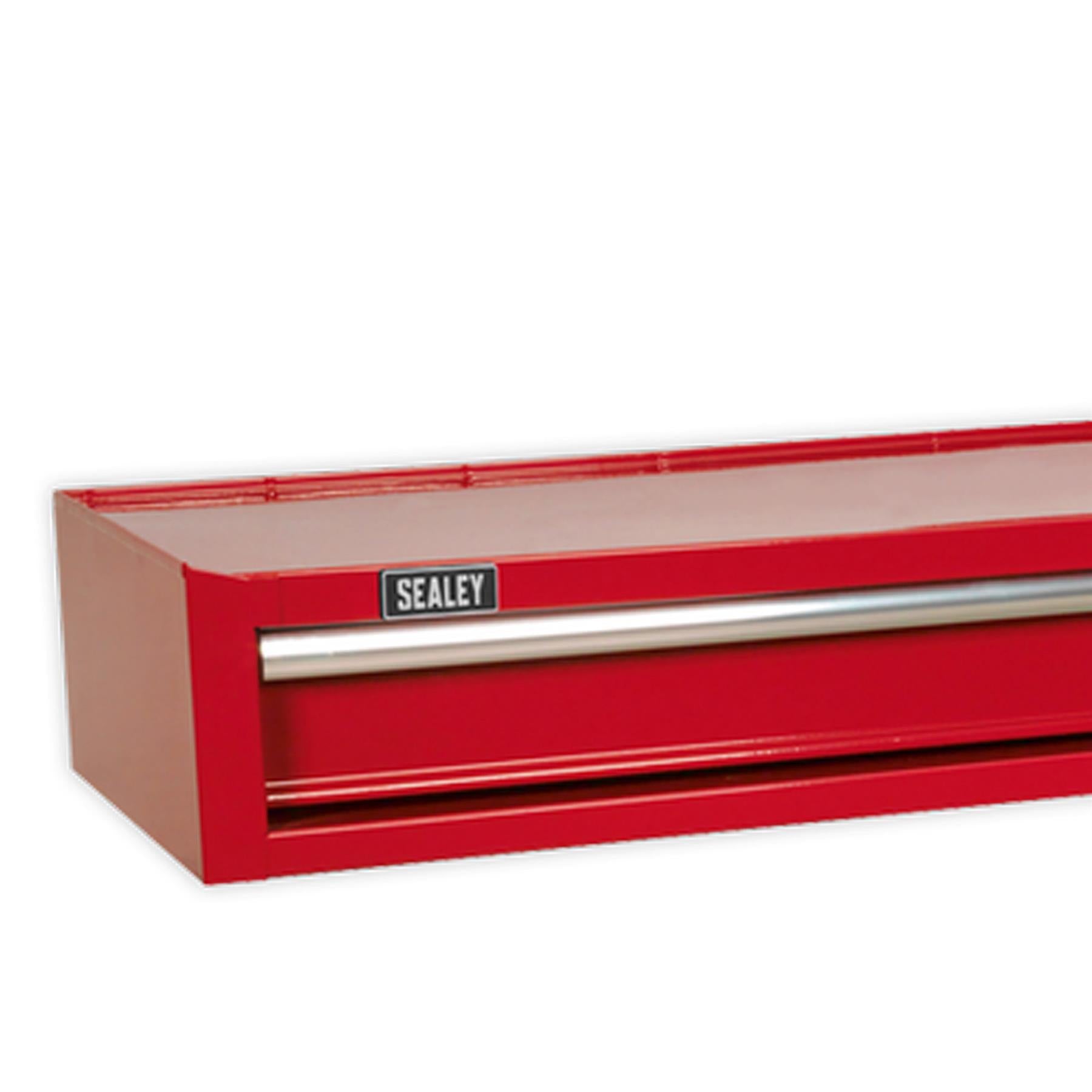 Sealey Mid-Box 1 Drawer with Ball Bearing Slides Heavy-Duty - Red