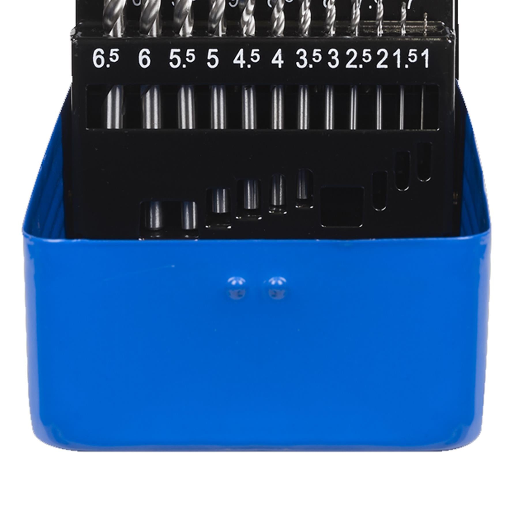 Sealey 25pc Drill Bit Set HSS Split Point Fully Ground Ø1-13mm Metric AK47251