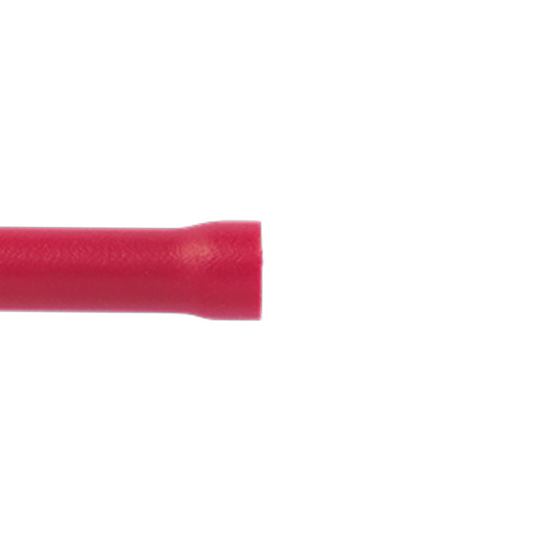Butt Connector Terminal 3.3mm Red Pack of 100. RT29 Sealey