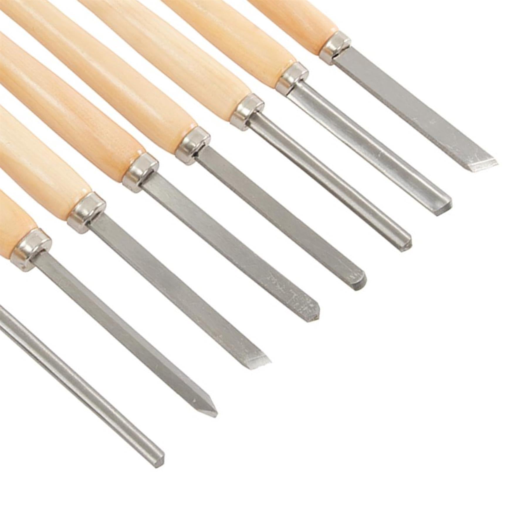Wood Turning Chisel Set 8Pce Woodwork Chisels For Shaping Wood