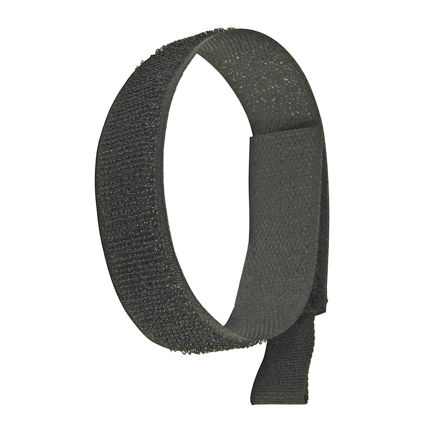 Hook and Loop 150mm Black Nylon strap strapping Cable Ties with buckle Band luggage Strap