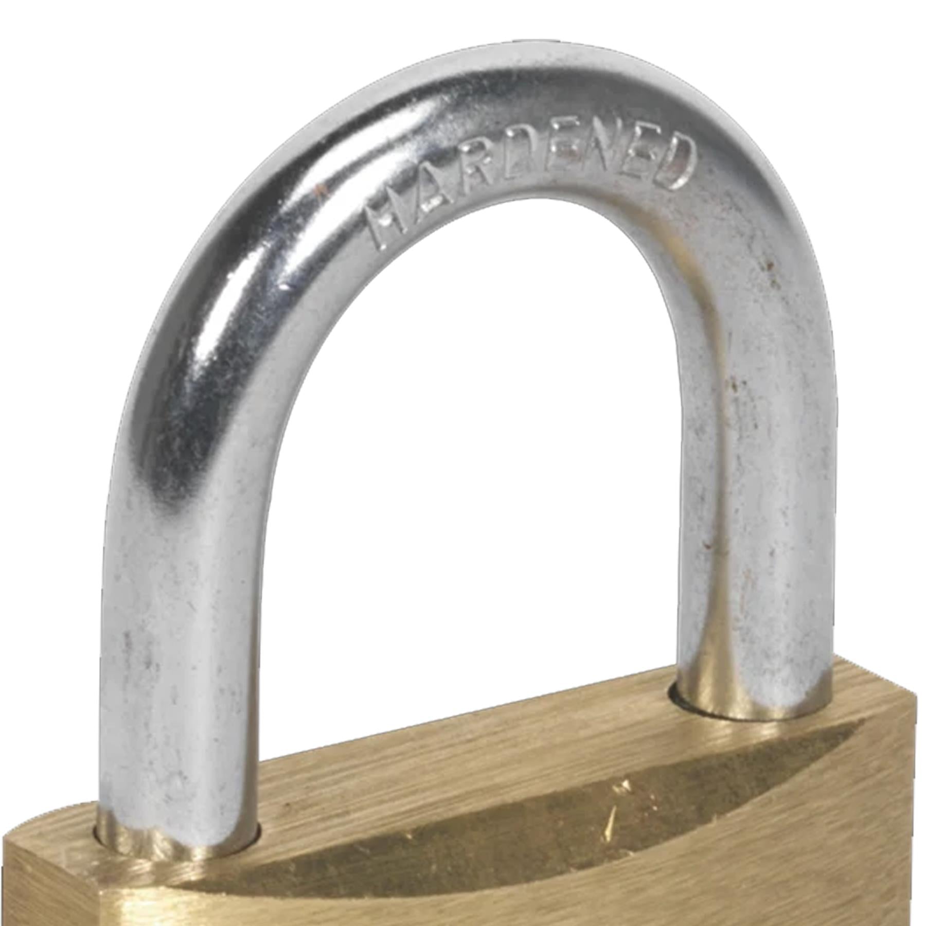 Sealey Brass Body Padlock with Brass Cylinder 40mm