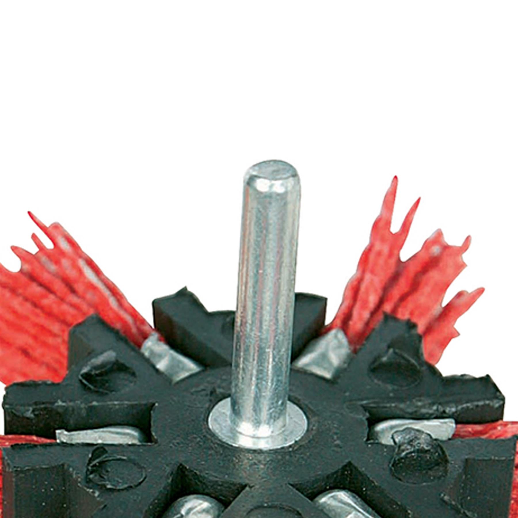 Filament Flap Brush 100mm Coarse - Flap Brush With Silicon Carbide Grit