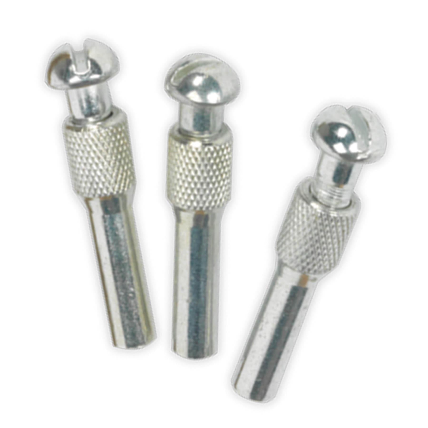 Sealey Wire Brush Set 8pc Brassed