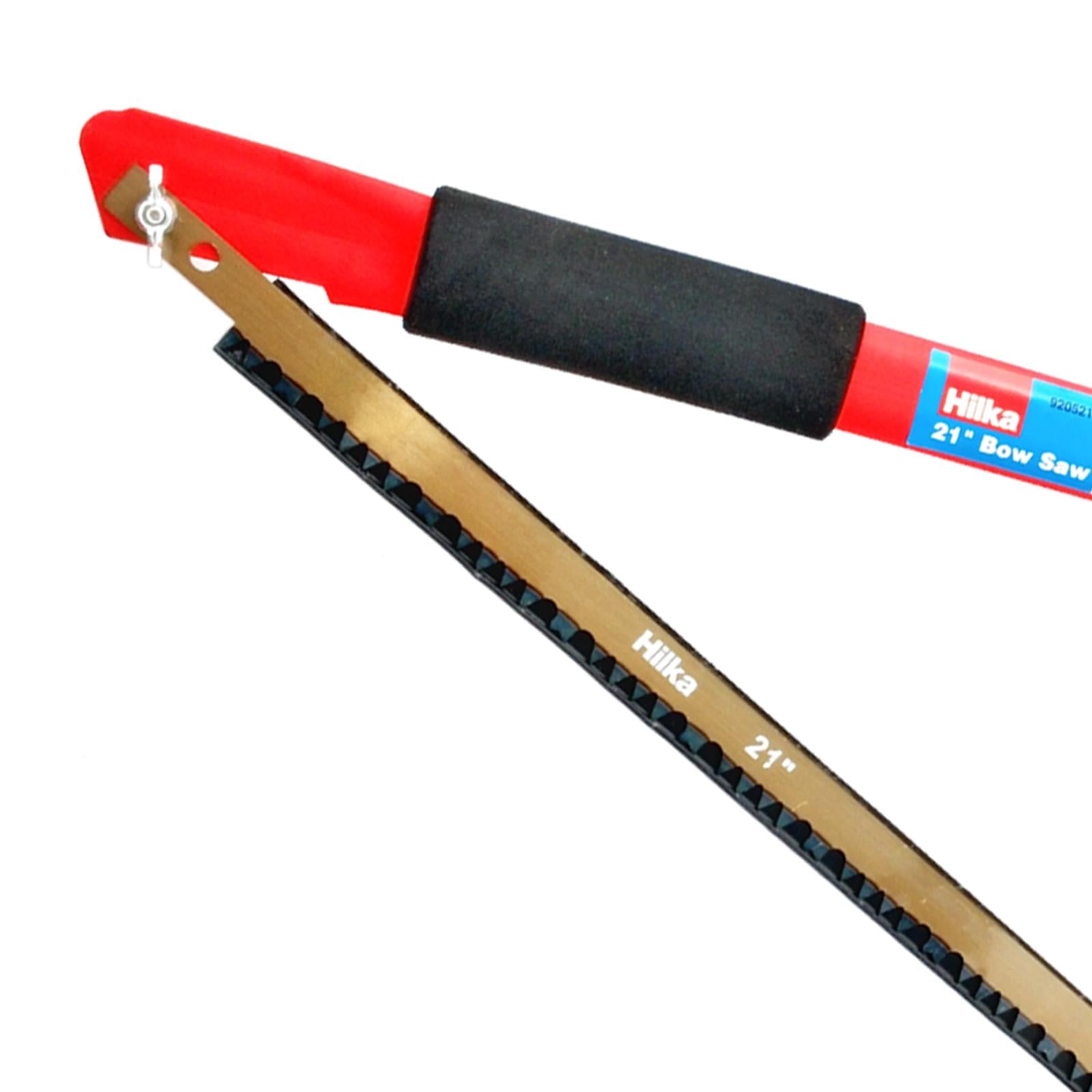 21" Sturdy Tubular Steel Frame With Soft Grip Pruning Bow Saw