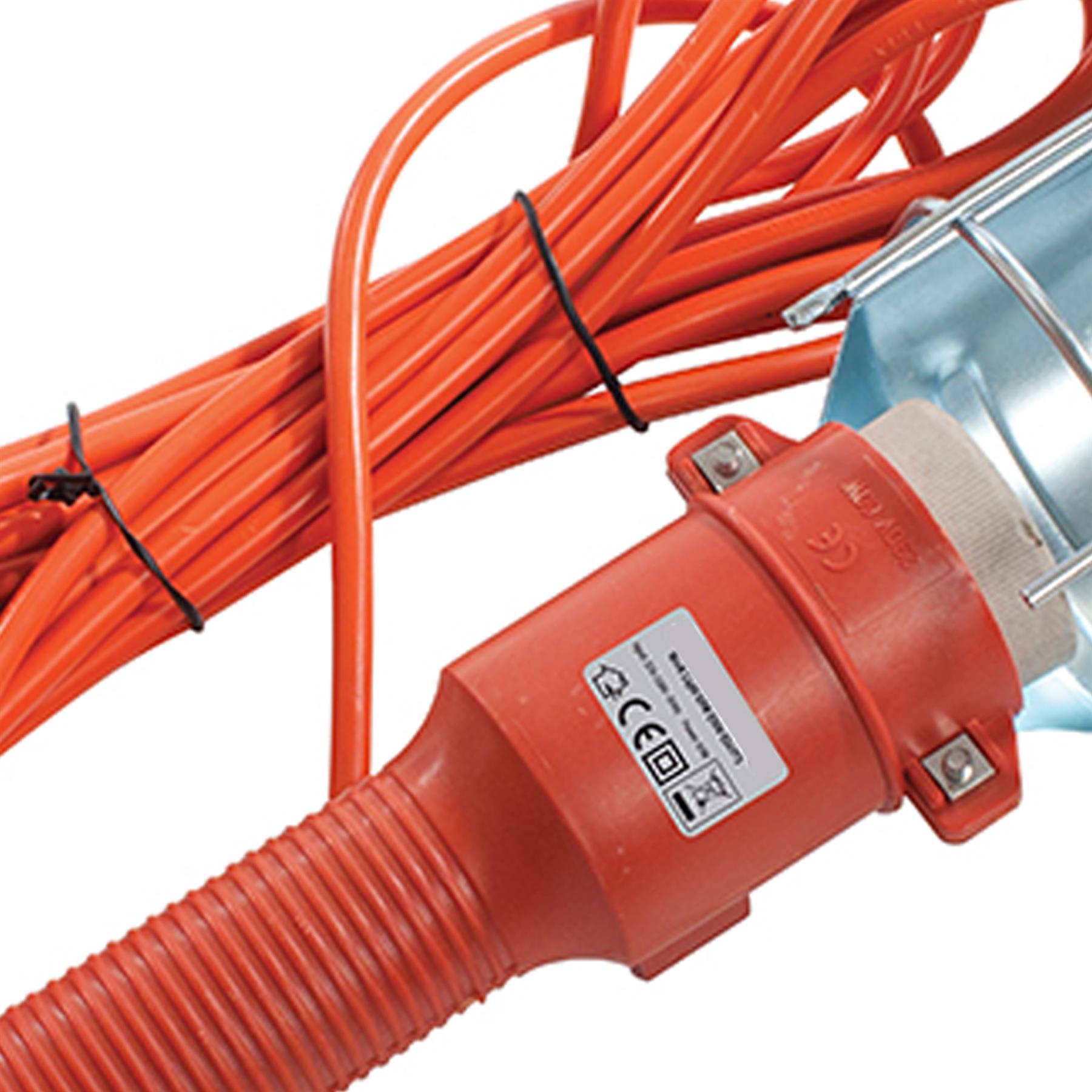 Portable Work Light Inspection Lamp 60W 240V Protective Cage Length 400mm