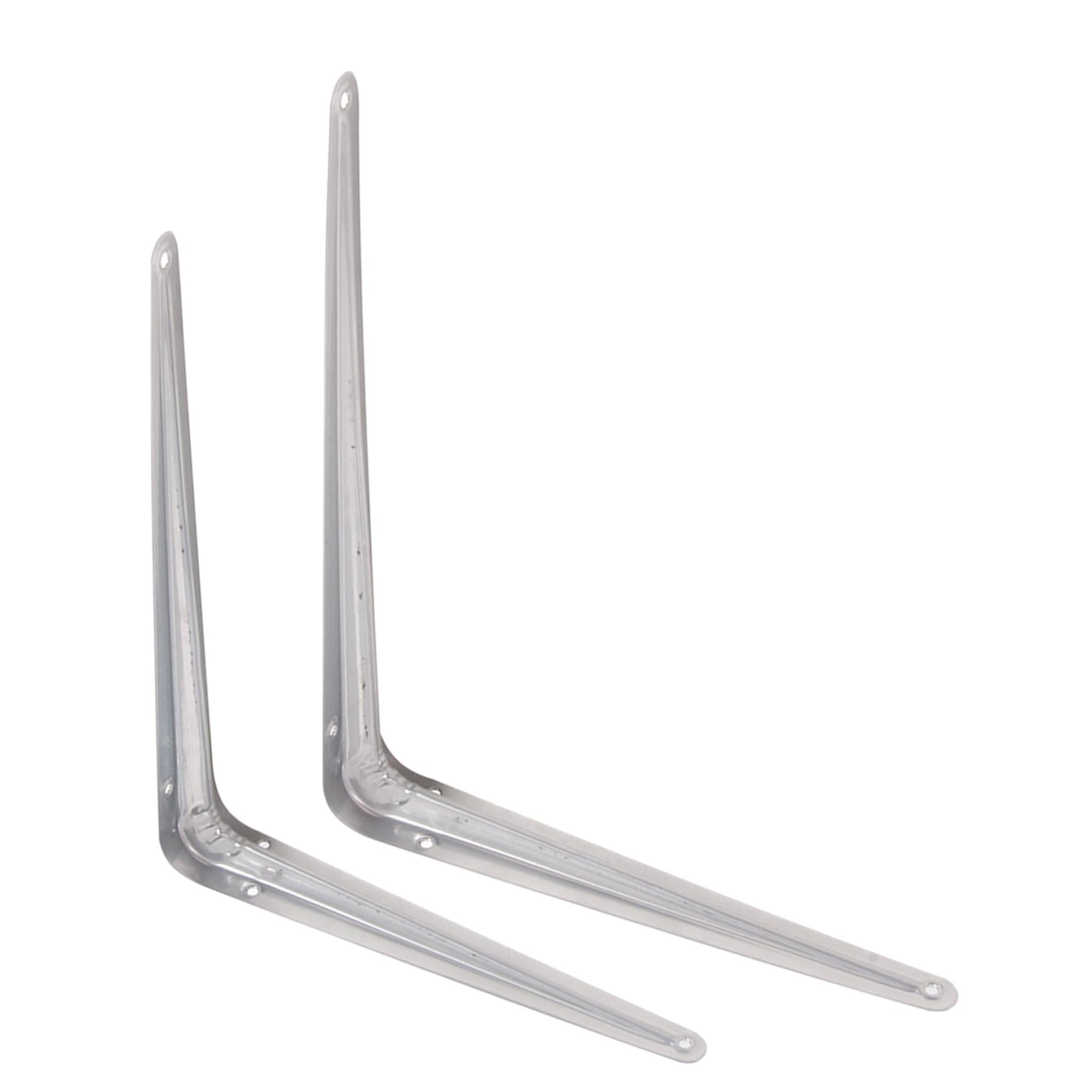 20Pce London Grey Shelf Bracket Display Box - 350 X 300mm Light To Medium Weight