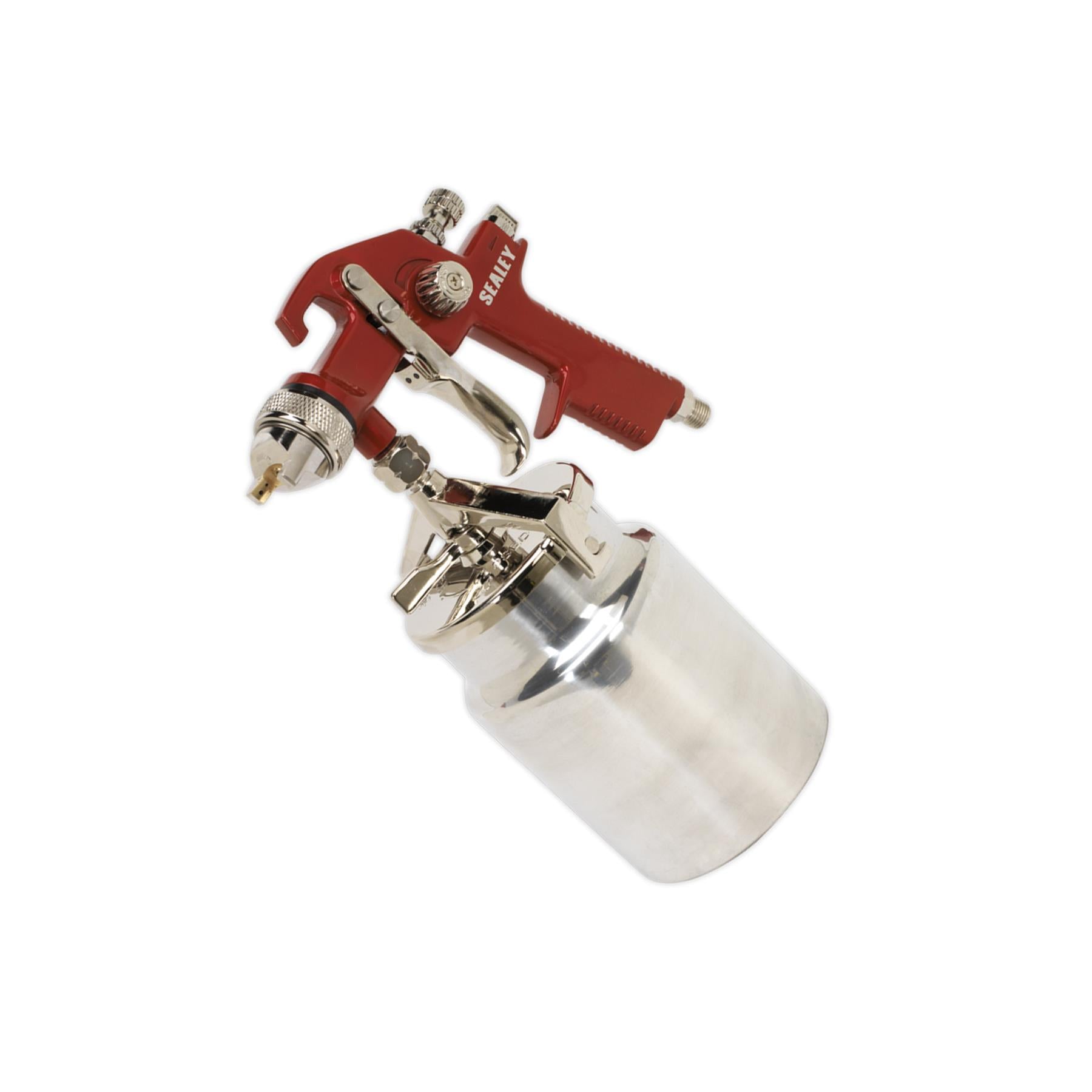 Sealey HVLP Suction Feed Spray Gun 1.7mm Set-Up