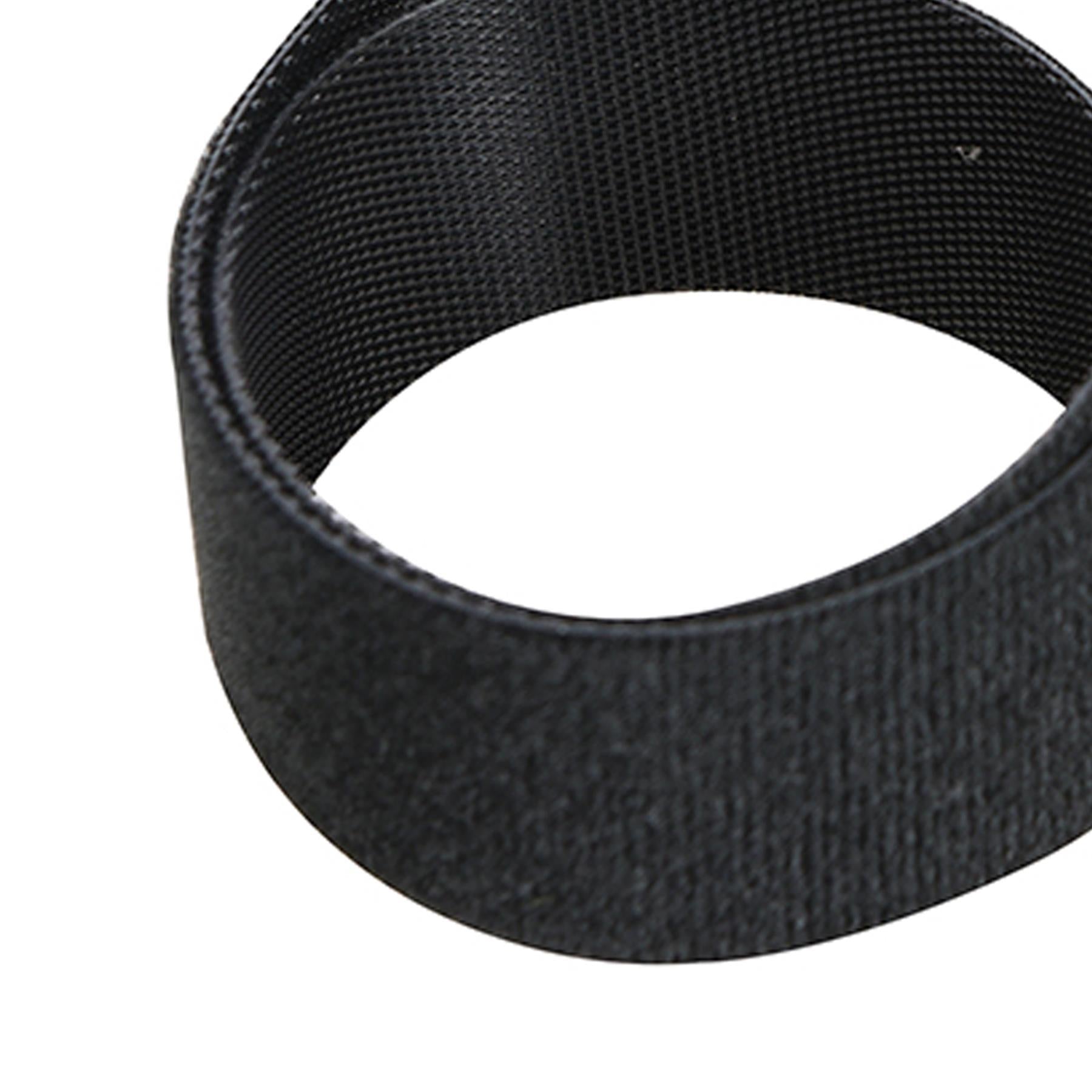 Self-Wrap Hook & Loop Tape Black - 25mm X 5M Double-Sided 100% Nylon Reusable