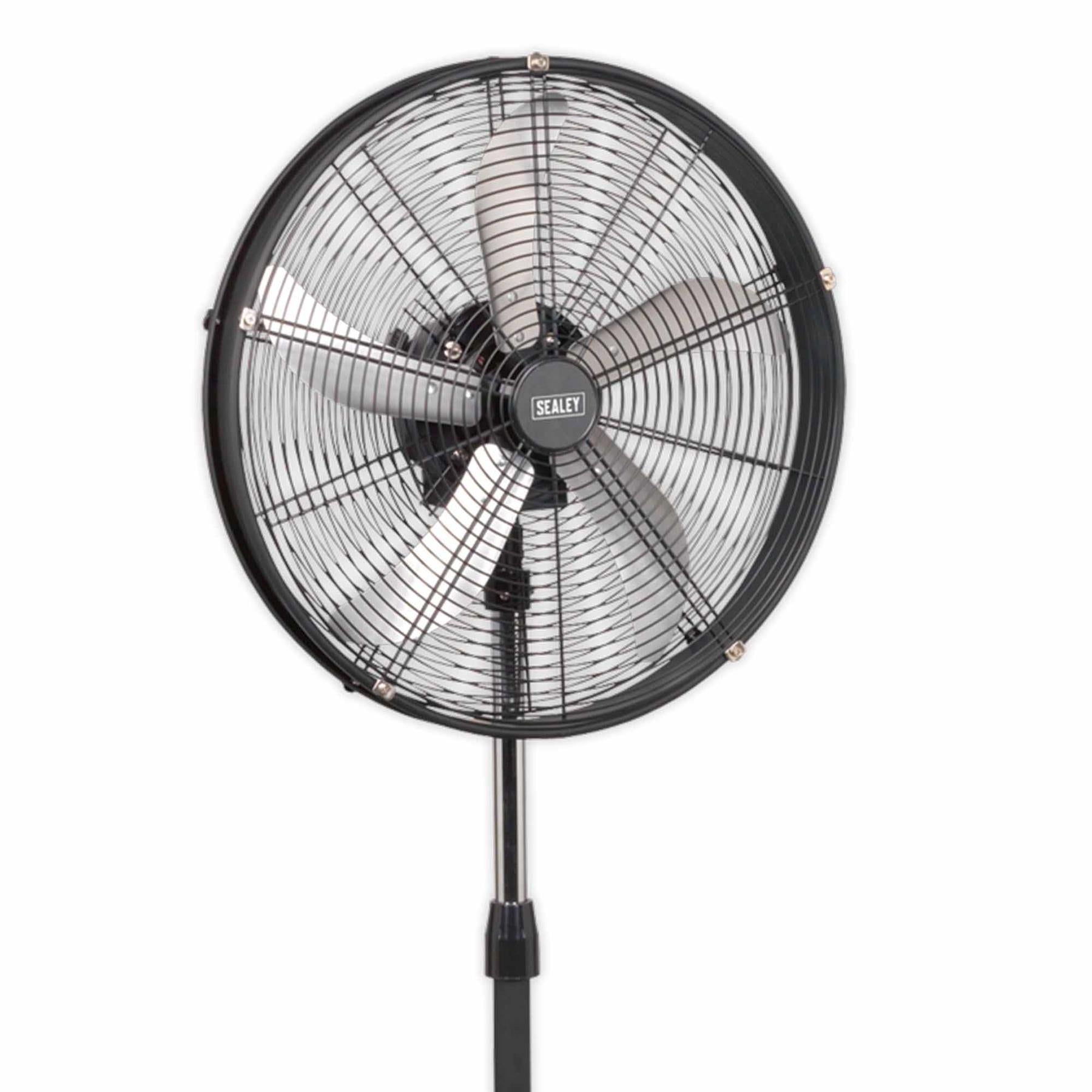 Sealey Industrial High Velocity Oscillating Pedestal Fan 20" 230V