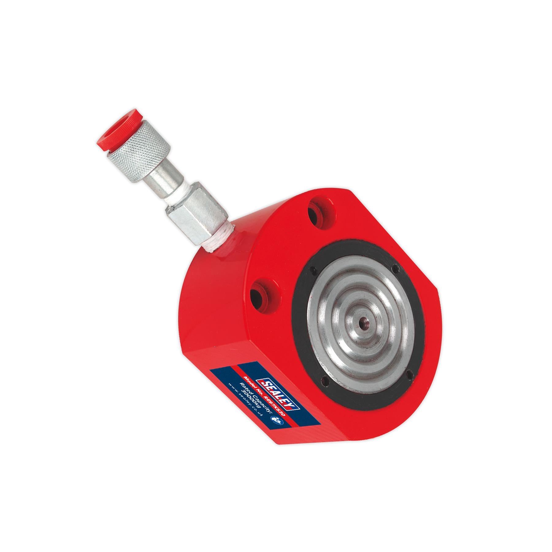 Sealey Push Ram - Short 30tonne Chromed Ram With Polyurethane Seals