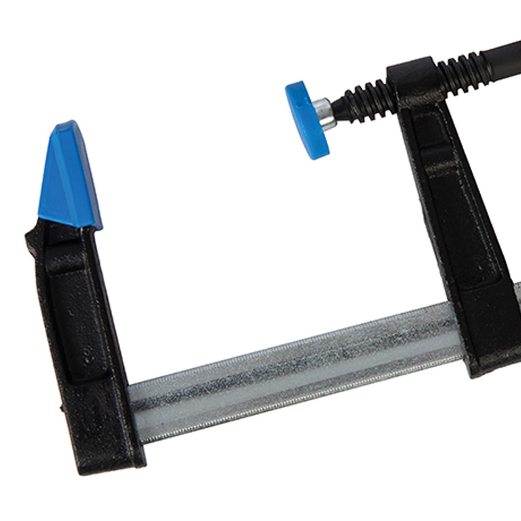 Heavy Duty F-Clamp Heavy 300 X 80mm Soft Grip Hobby Woodwork Carpentry DIY