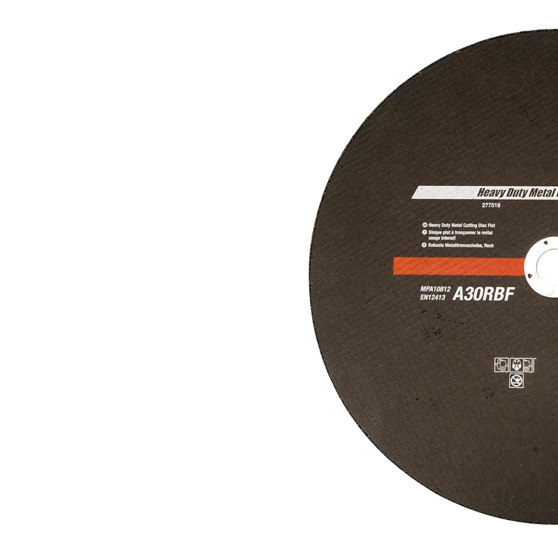 Heavy Duty Metal Cutting Disc Flat 355 x 3.2 x 25.4mm Angle Grinder Long life