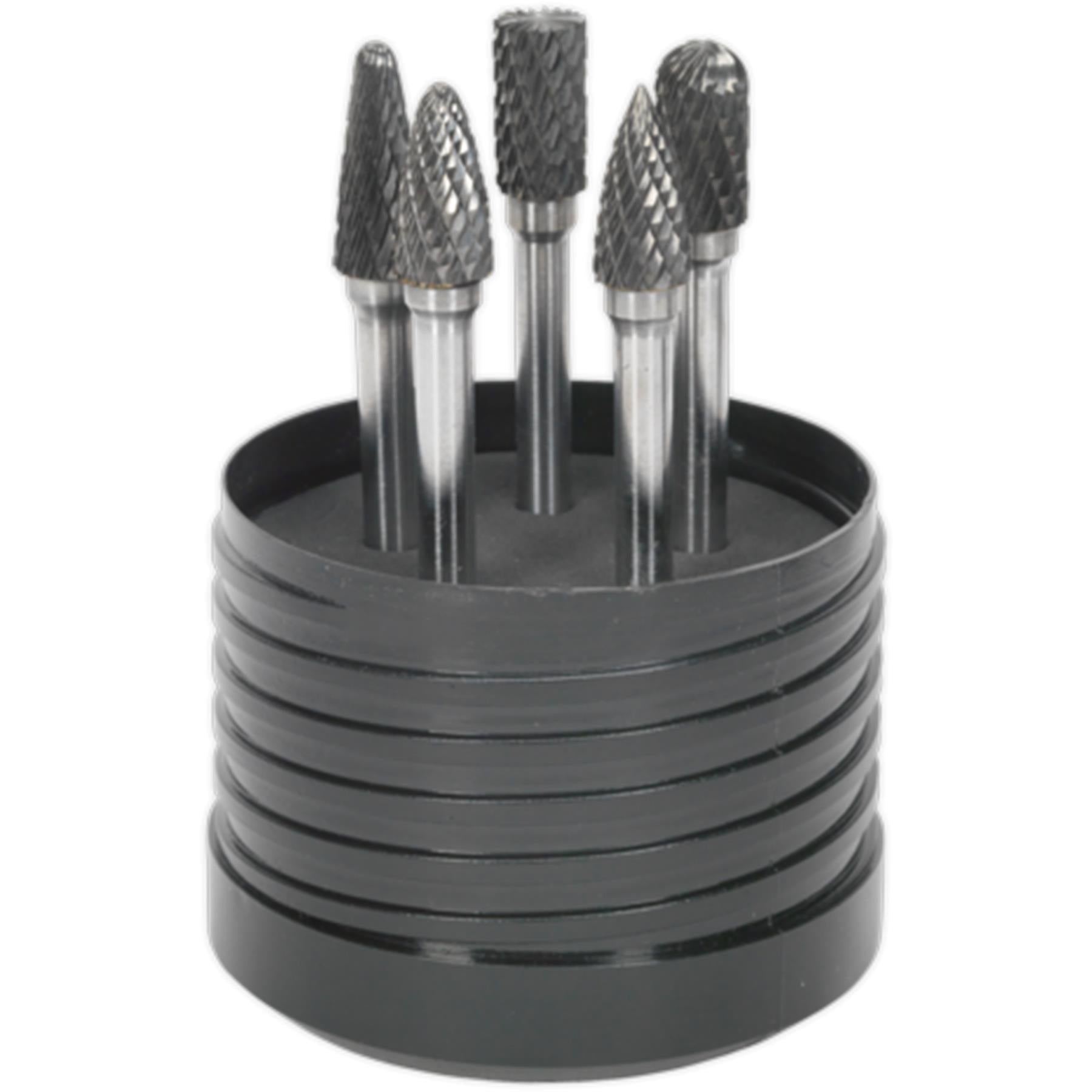 Sealey Tungsten Carbide Rotary Burr Set 5pc