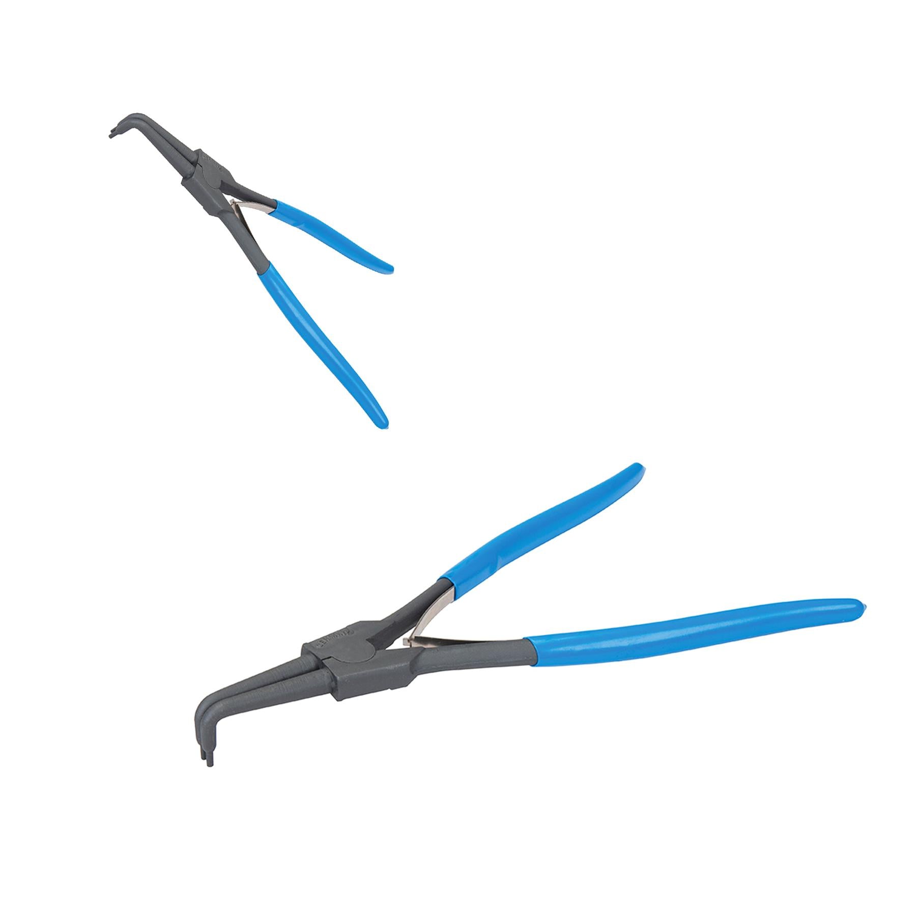 King Dick Outside Circlip Pliers Bent 290mm High-Grade Steel