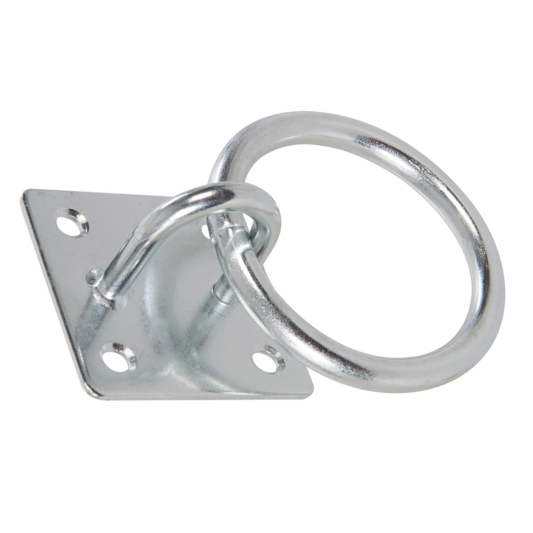 Chain Plate Galvanised Ring 50mm X 50mm Zinc Plated Corrosion Resistant